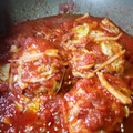 豚メイシ's cooksnap of when they made 簡単★トマトとチーズの煮込みハンバーグ.