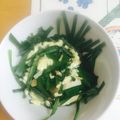 komasan♪'s cooksnap of when they made レンジで超簡単☆にらと豆腐のマヨ焼き.