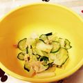 ぱんだ★まいみ's cooksnap of when they made キュウリとツナの梅肉サラダ.