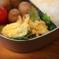 mihokid's cooksnap of when they made ☆きぬさや＆卵の炒め物☆お弁当にもっ^^.