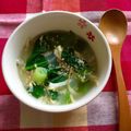 ｱｯﾌﾟﾙｸｯｷｰ's cooksnap of when they made 小松菜ともやしの卵スープ.