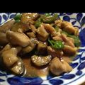 lndigoblue's cooksnap of when they made 鶏とピーマンとなすのピリ辛味噌炒め.