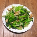 よこぴよん's cooksnap of when they made ♧小松菜と薄揚げ炒めておかかまぶっシー.