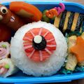 とびちゃん。's cooksnap of when they made Happyキャラ弁*目玉おやじ*.