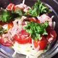 だい★さちママ's cooksnap of when they made ツナとトマトの冷製パスタ.