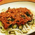 JILLの赤メガネ's cooksnap of when they made キャベツとツナのトマトパスタ.