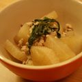 ＷＩＮＲＵＮ's cooksnap of when they made 大根のそぼろ煮.