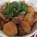 たか子バニラ's cooksnap of when they made 簡単☆フライパンで大根と豚の角煮風煮物.