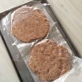 あい葉's cooksnap of when they made ハンバーガー用＊薄いパテの作り方.