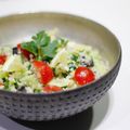 chi40's cooksnap of when they made クスクスサラダ.