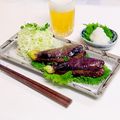 あかがねとよ's cooksnap of when they made ズボラ★茄子の挟み揚げ.