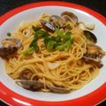 majasisi's cooksnap of when they made 簡単！あさりの酒蒸しスパゲティ.