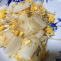 りんごっ。's cooksnap of when they made もやしと山芋の中華炒め.