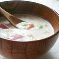◇Yurico◇'s cooksnap of when they made 押し麦と夏野菜の豆乳スープ.