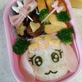 かや巻き's cooksnap of when they made 幼稚園 キャラ弁♡プリキュア パフ.