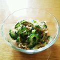 りしゅっち's cooksnap of when they made 夏の味☆ ゴーヤのおひたし梅肉和え.