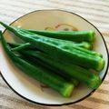 ∞くぅ∞'s cooksnap of when they made 簡単付け合わせ ☆オクラがきれい.
