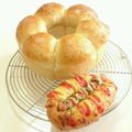 ＝kimi＝'s cooksnap of when they made HBで簡単☆全粒粉のウインナーパン.