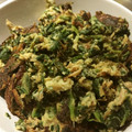 はるとニモdaddy's cooksnap of when they made ほうれん草のお好み焼き風.