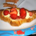 mielle's cooksnap of when they made 苺と焼チョコ クロワッサンで時短スイーツ.