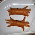 mielle's cooksnap of when they made 【ママレシピ】カニさん♪ケチャウィンナ−.