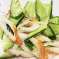 barahimeno's cooksnap of when they made めんつゆチーズ和え♪胡瓜と竹輪のサラダ.