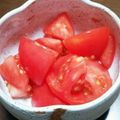 ようざん羊's cooksnap of when they made トマトのナンプラーマリネ.