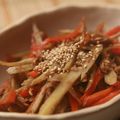 エイトビート's cooksnap of when they made ツナ入りきんぴらごぼう.