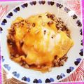 K0A9O0R8U♪'s cooksnap of when they made 和風オムライス♡.