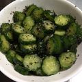 美絵さん's cooksnap of when they made 即席おつまみ＊やみつき塩きゅうり.