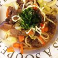 みみよす's cooksnap of when they made ぼっかけ入り・焼きそば(すじそば).