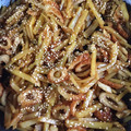 るっち0219's cooksnap of when they made ちくわとじゃがいものきんぴら.