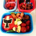 ka_nx's cooksnap of when they made ニンニンジャー＊キャラ弁＊お寿司.