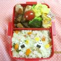 ごりごりら's cooksnap of when they made 幼稚園 お弁当♡おにぎりくん キャラ弁.