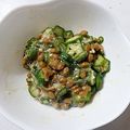 みゃじま's cooksnap of when they made ヘルシー！おくら納豆！.