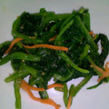 さゆりんご's cooksnap of when they made ほうれん草の胡麻和え.