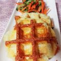 nanochin's cooksnap of when they made ワッフルメーカーでかりもちじゃがいも餅♡.