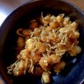 u30hn37's cooksnap of when they made 大豆とじゃこと根菜の甘辛煮.