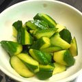 抹茶みるく＠信州's cooksnap of when they made 美味しい・簡単☆きゅうり.