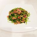 まつつん73's cooksnap of when they made 豆苗とシメジのカレー炒め.