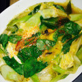 a0imama♡'s cooksnap of when they made なす✿さんま缶の卵とじ♡.