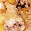micchily's cooksnap of when they made 鶏の手羽元とじゃがいもの甘辛煮＊.