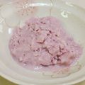 旦那は皿洗い's cooksnap of when they made ミキサーで混ぜるだけ苺ヨーグルトアイス.