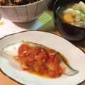 クックEU22XH☆'s cooksnap of when they made 白身魚のムニエル♪トマトソースをかけて☆.
