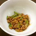 ケロリーにゅ's cooksnap of when they made ホウレンソウの軸と納豆の和え物.
