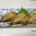 tennisnoah's cooksnap of when they made イワシ照り焼き☆ゴマ風味.