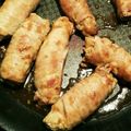 ♥ＩＺＵ♥'s cooksnap of when they made 野菜の肉巻き オニオンソースがけ.