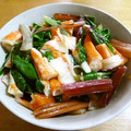 無縛（むばく）'s cooksnap of when they made カニカマと不断草のwasabi 和え.