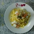 ma___111's cooksnap of when they made シーフードクリームソースパスタ♪.