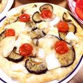 クラリーヌ's cooksnap of when they made 簡単ピッツァ〜茄子とトマトとカマンベ〜.